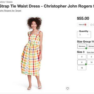 #ChristopherJohnRogersxTarget Plaid Sundress